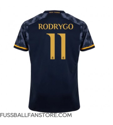 Real Madrid Rodrygo Goes #11 Replik Auswärtstrikot 2023-24 Kurzarm